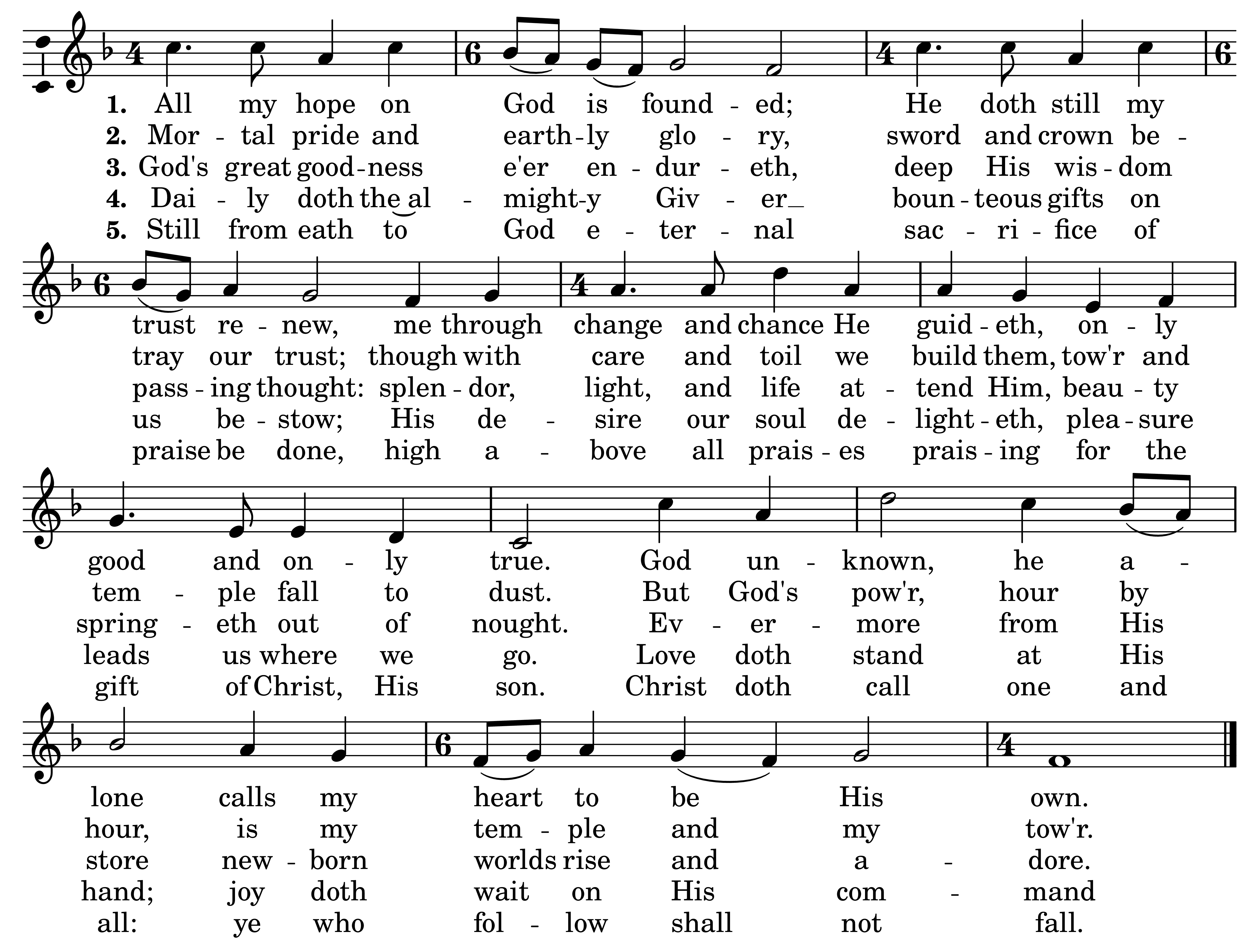 Hymn Score